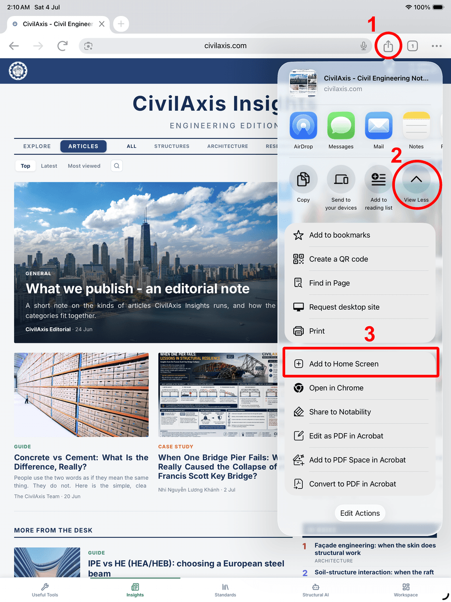 On iPhone / iPad